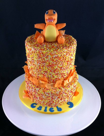 Pokemon Charmander - Sugarlily Cakes