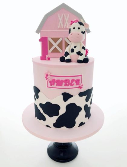1 PCS Cow Happy Birthday Cake Topper Glitter Farm Animals Birthday Cow Cake  Pick Decorations for Cow Theme Baby Shower Kids Boys Girls 1st Birthday  Party Cake Decorations Supplies : Amazon.in: Grocery